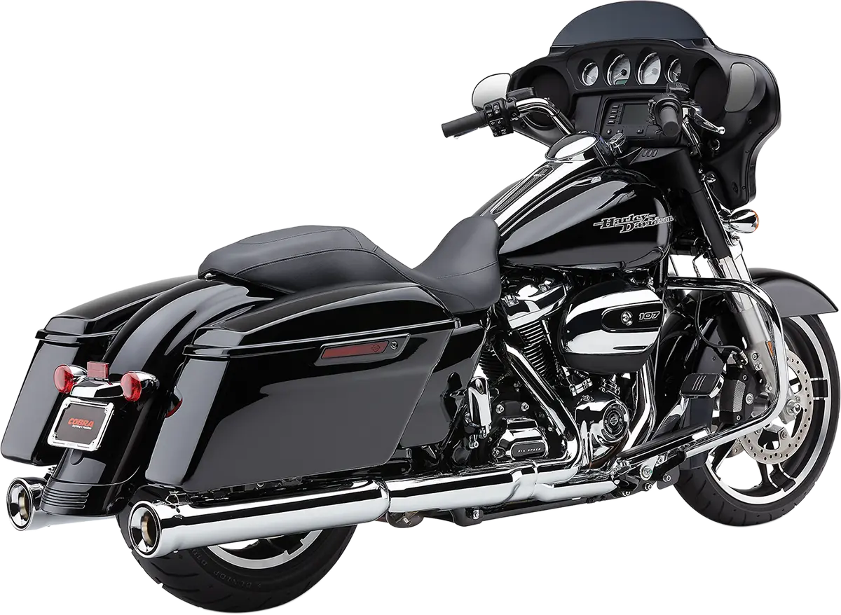 Cobra Neighbor Hater Slip-on Mufflers - Chrome