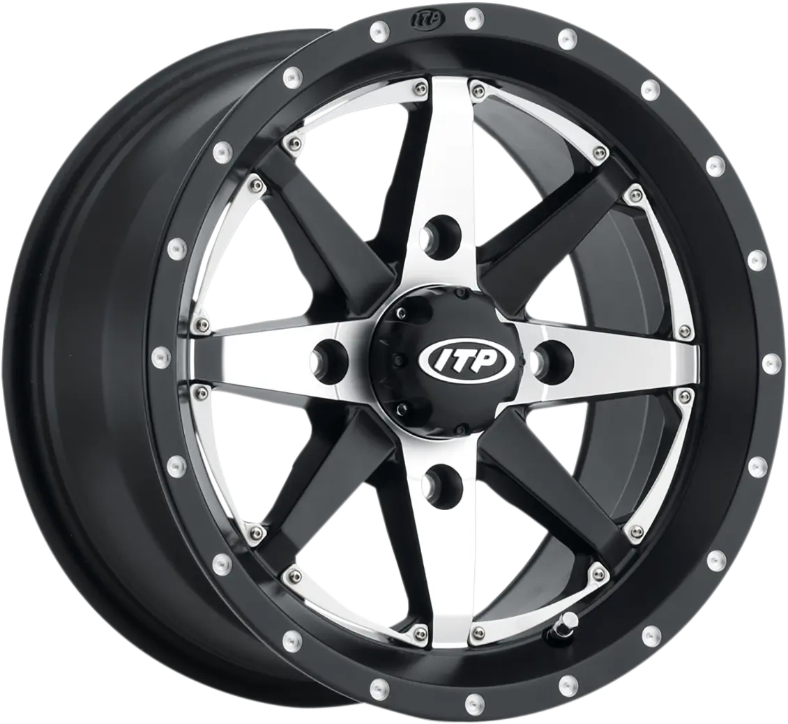 Itp Cyclone Wheel - 14 Inch Black Matte
