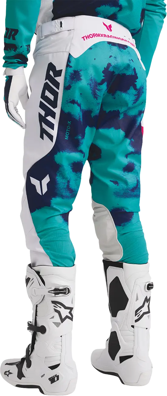 Thor Launchmode Bleach Pants - Blue/Pink/White/Aqua