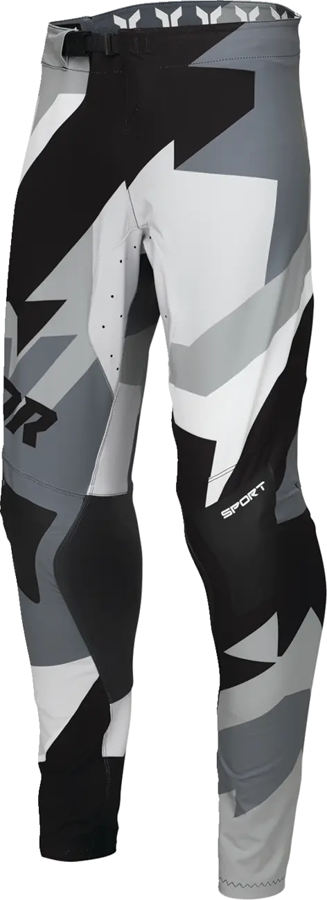 Thor Sportmode Brave Pants - Black/Gray/White