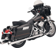 Bassani Xhaust Megaphone Slip-on Mufflers - Chrome