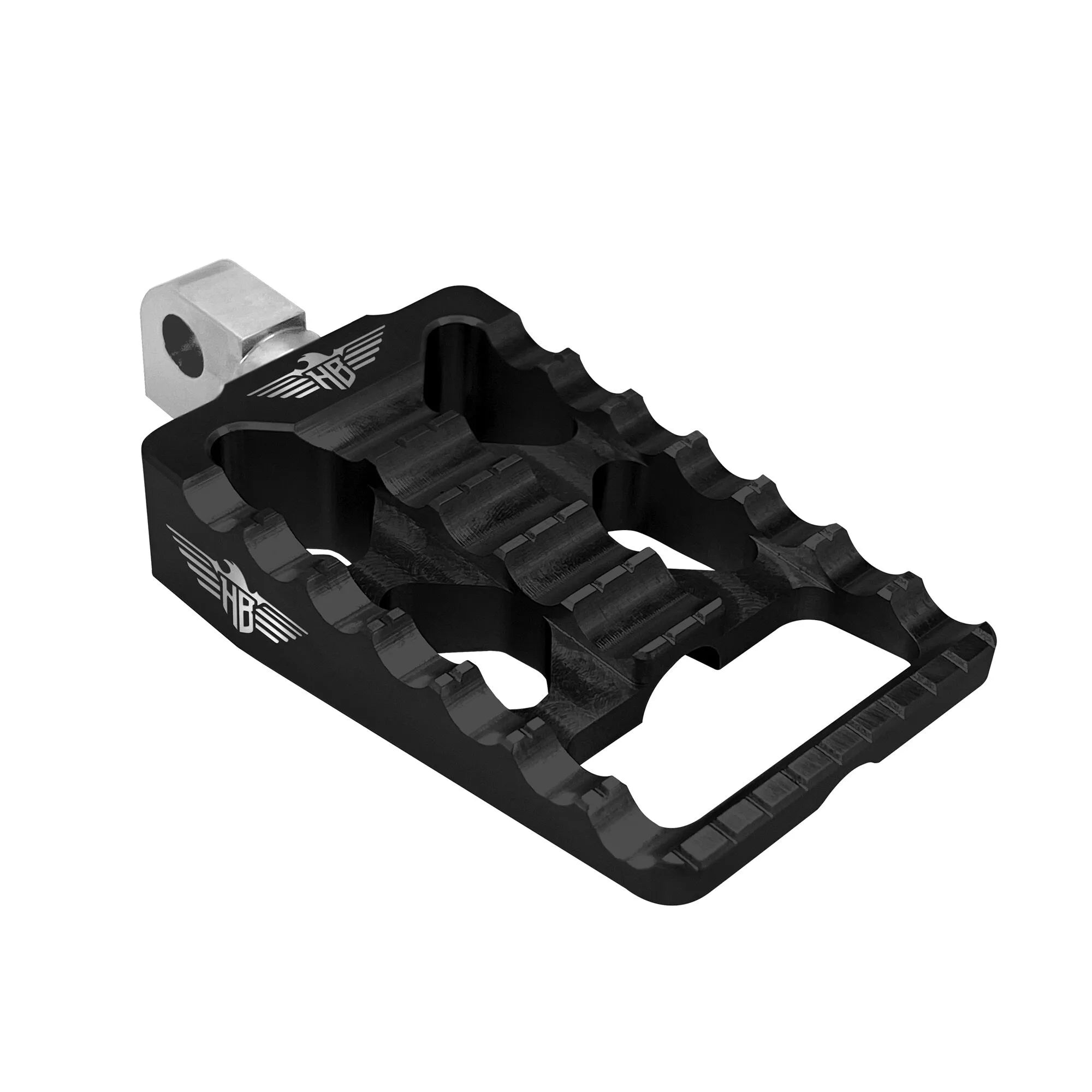 Heinz Bikes Foot Pegs For Harley - Black Aluminum
