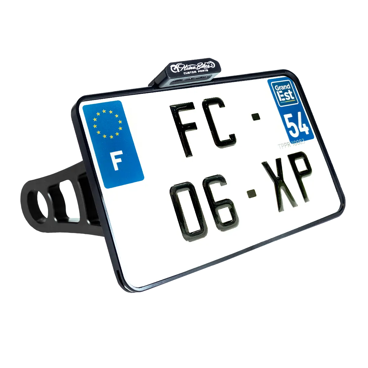 Heinz Bikes License Plate Side Mount For 3/4" Axles