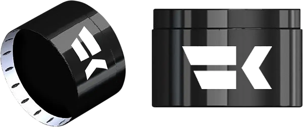 Khrome Werks Turbine Grips - Black Rubber