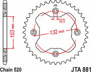 Jt Sprockets Racelite Aluminum Rear Sprocket