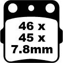 Ebc Tt Sport Carbon Fusion Brake Pads For Tout Terrain Bikes