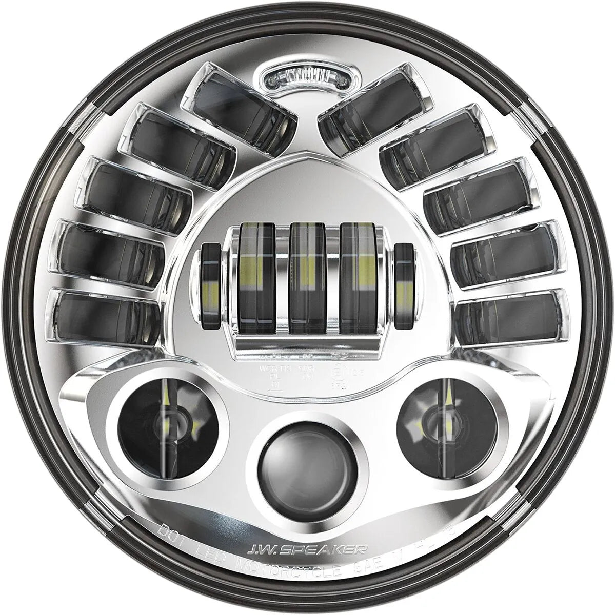 Custom Dynamics 7" Adaptive Headlamp For Indian