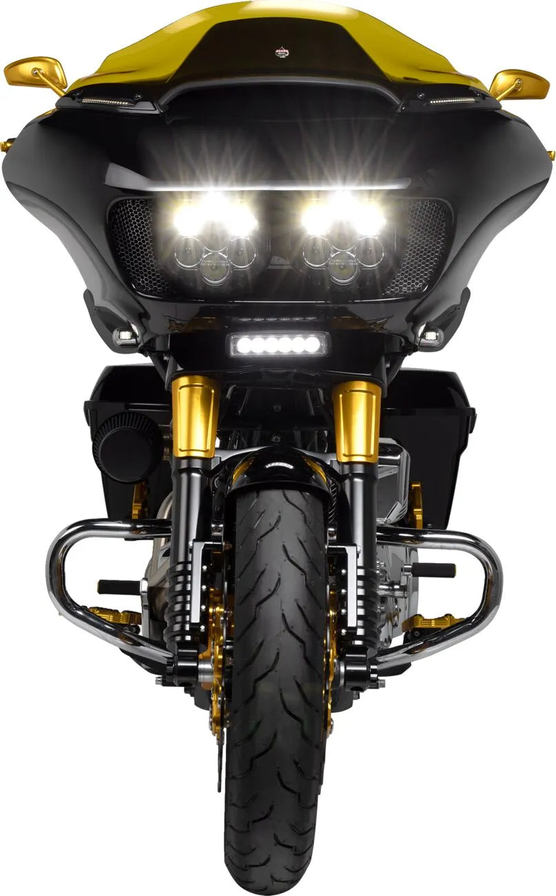 Arlen Ness Method Bagger Fork Guards - Gold