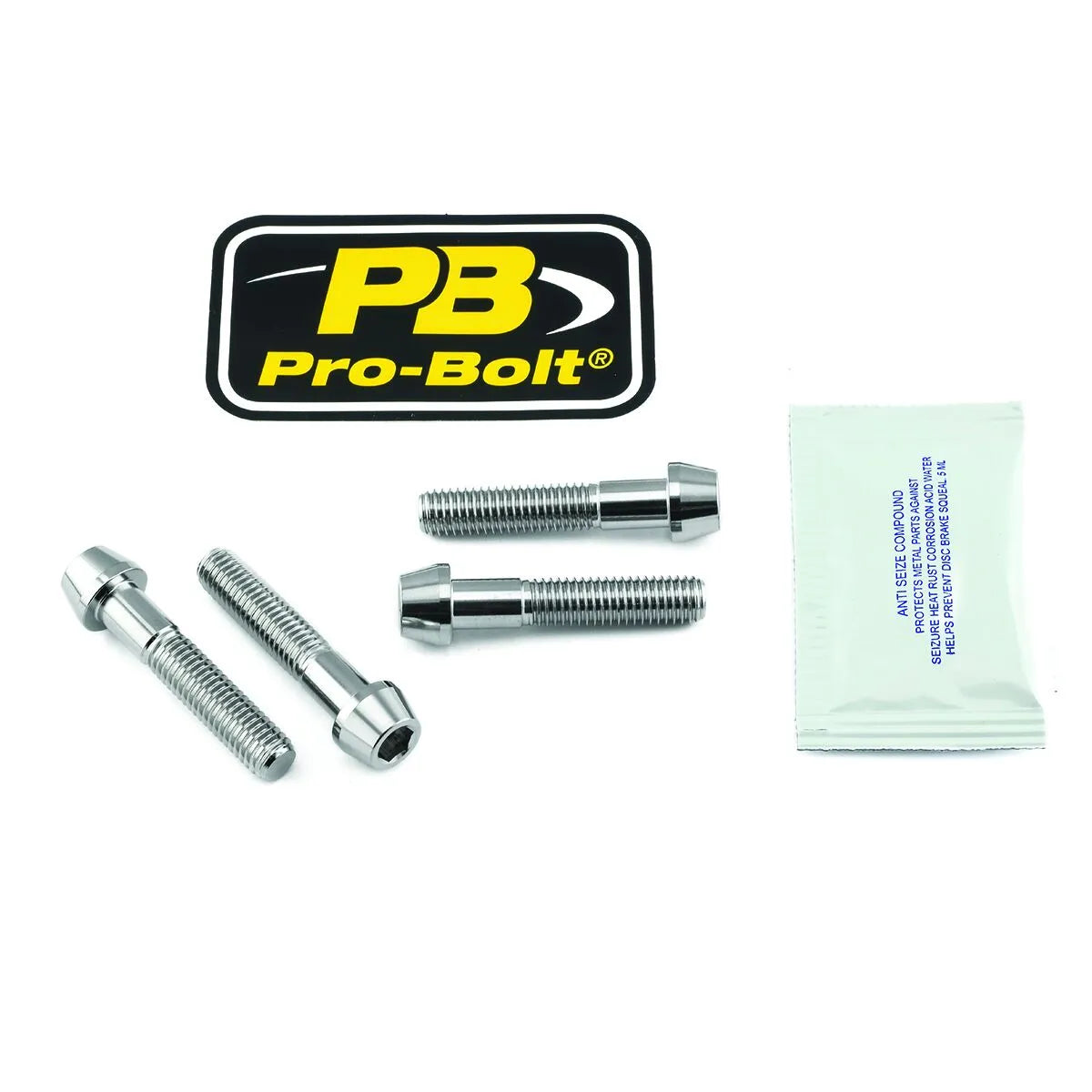 Pro Bolt Axle Pinch Bolt Kit Stainless Steel Front