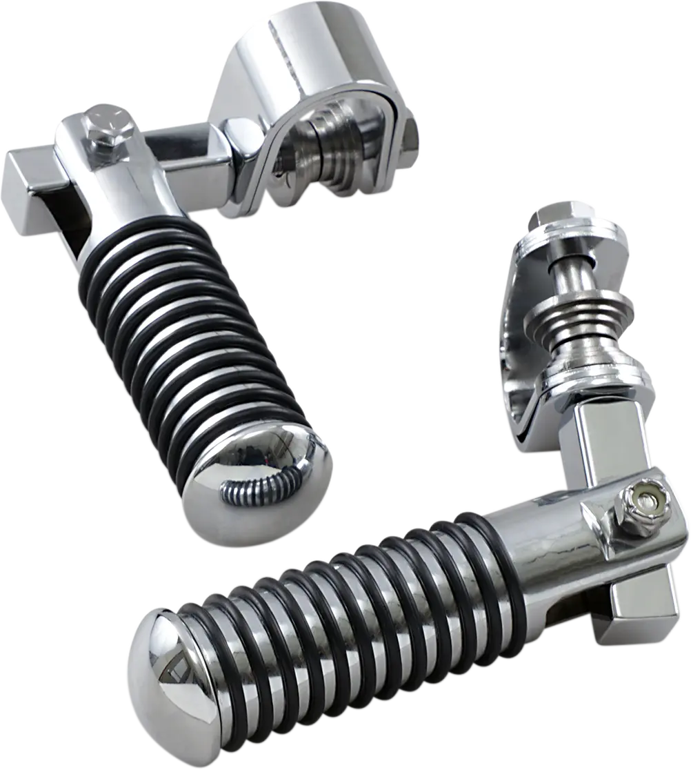 Drag Specialties Clamp Mount Foot Pegs 1-1/4"