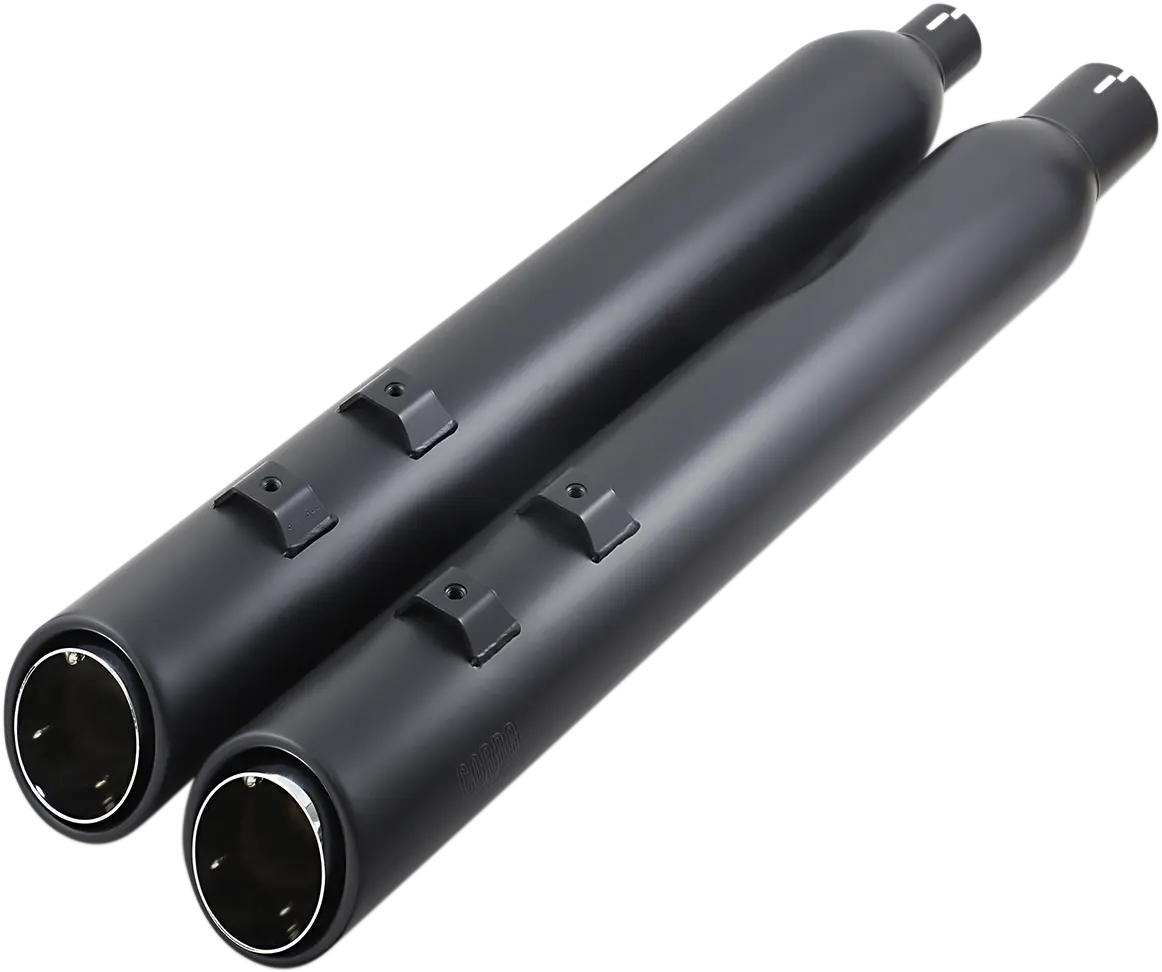 Cobra 909 Uppercut Slip-on Mufflers - Black