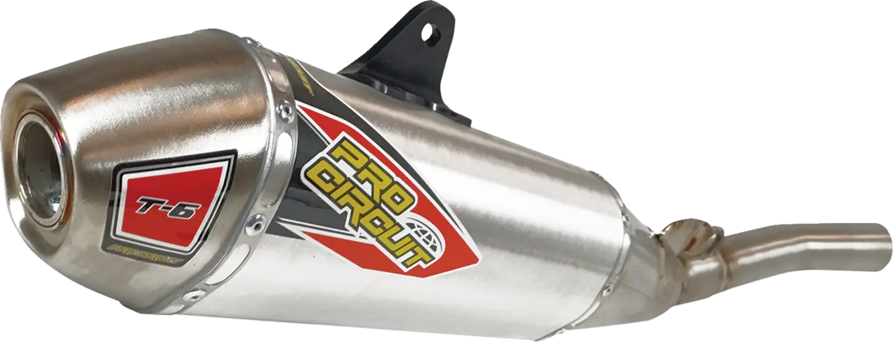 Pro Circuit T-6 Stainless Slip-on Silencer