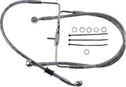 Drag Specialties Extended Brake Line For Front Mounting
