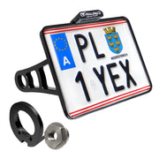 Heinz Bikes License Plate Side Mount For 3/4" Axles