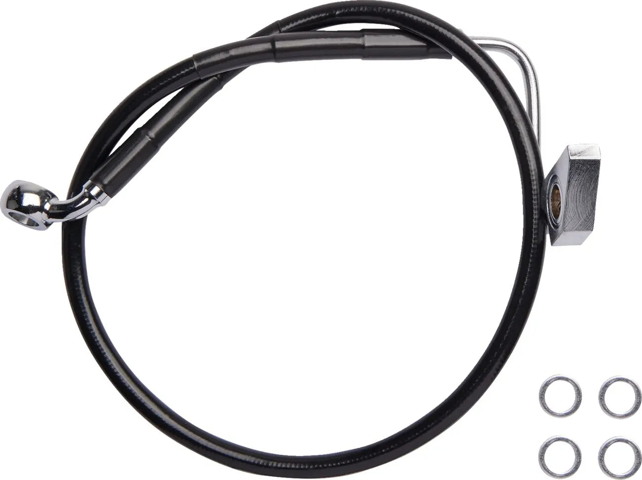 Drag Specialties Rear Brake Line For Abs Systems