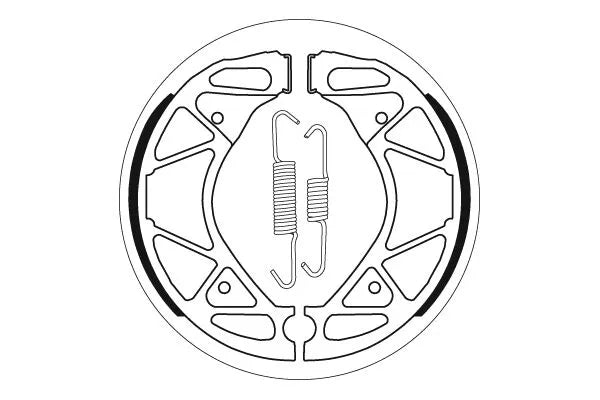 Sbs Street Organic Brake Shoes Set