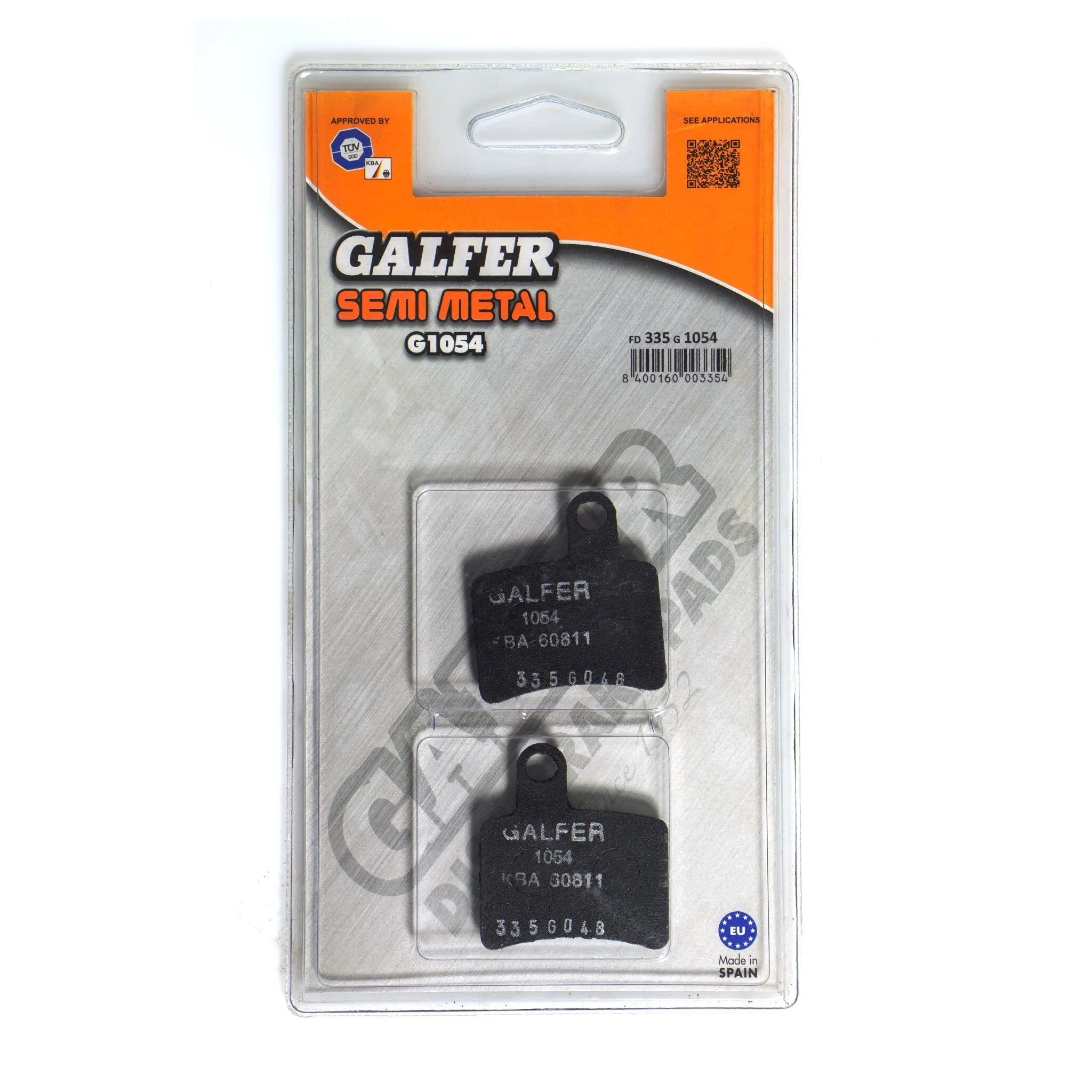 Galfer Semi-metallic Brake Pads For Oem Replacement