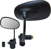 Parts Unlimited Bar End Mirror For 1" Bars