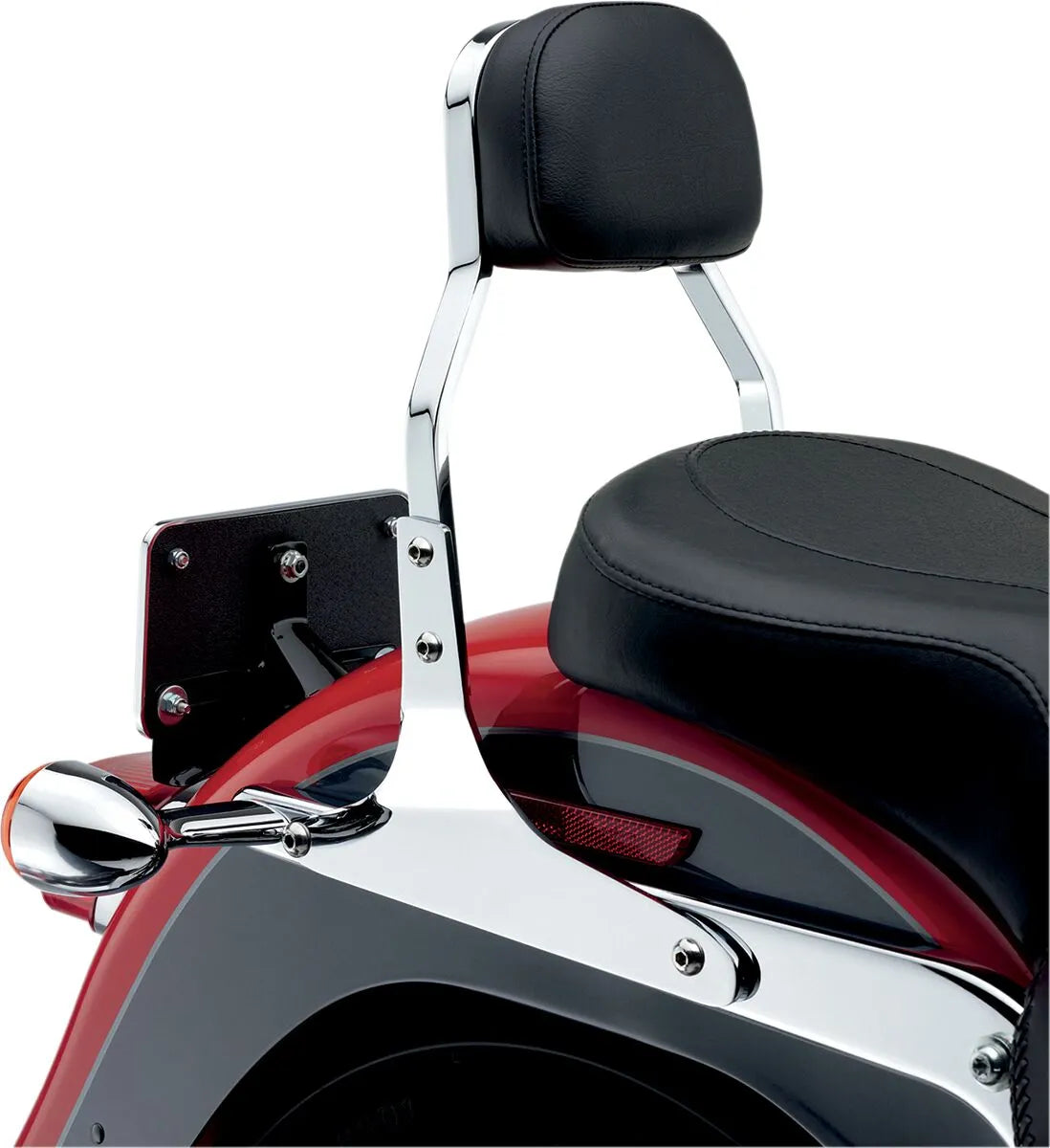 Cobra Square Sissy Bar - Chrome