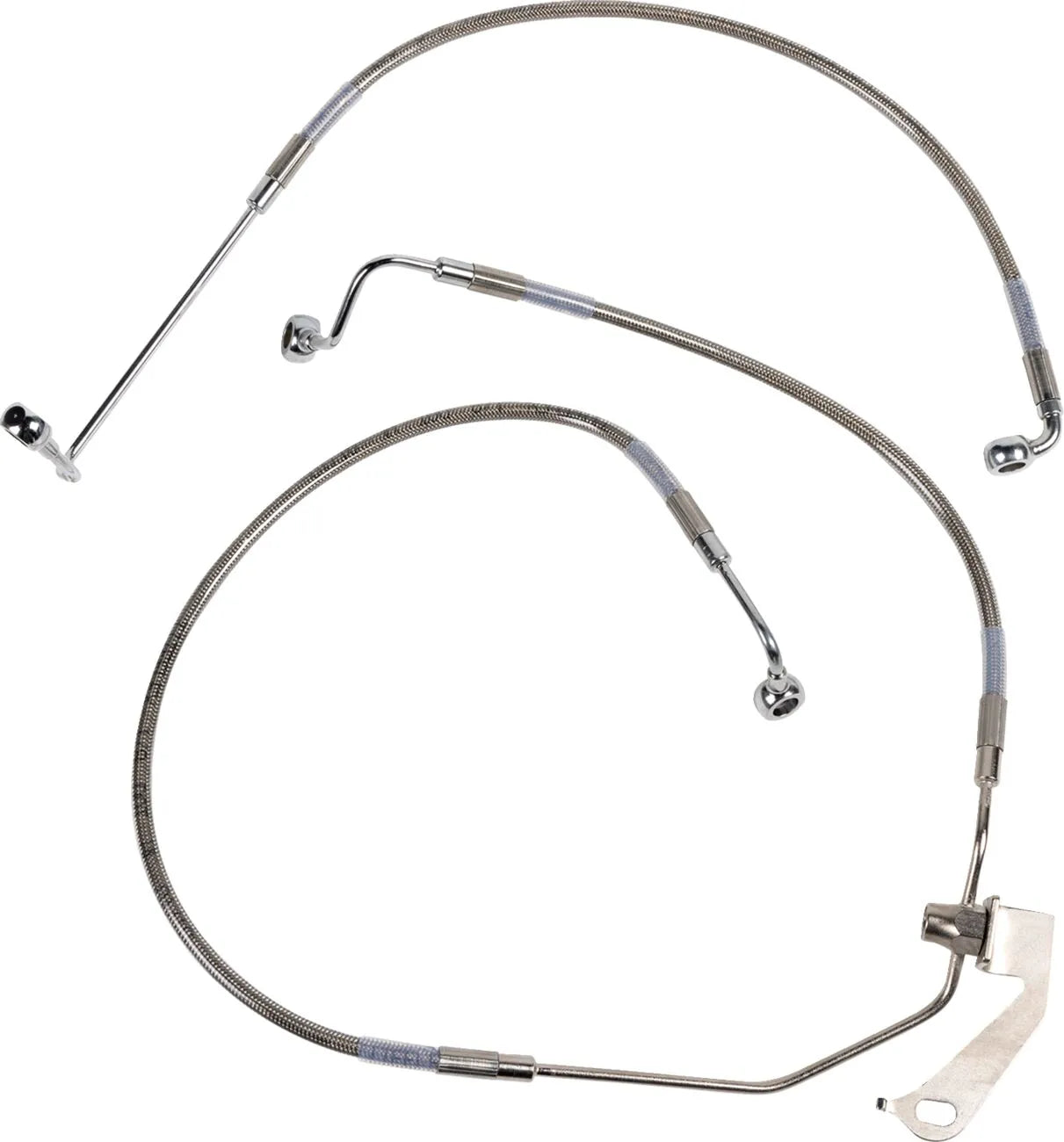 Drag Specialties Rear Brake Line For Non-abs Systems