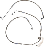 Drag Specialties Rear Brake Line For Non-abs Systems