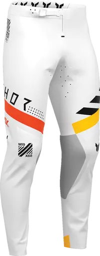 Thor Sportmode Synth Pants - Black/Orange/White/Yellow