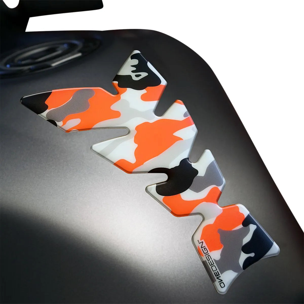Onedesign Resin Tank Pad - Universal Fit - Camo Orange