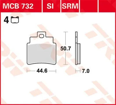 Trw All Round Sintered Metal Brake Pads Set