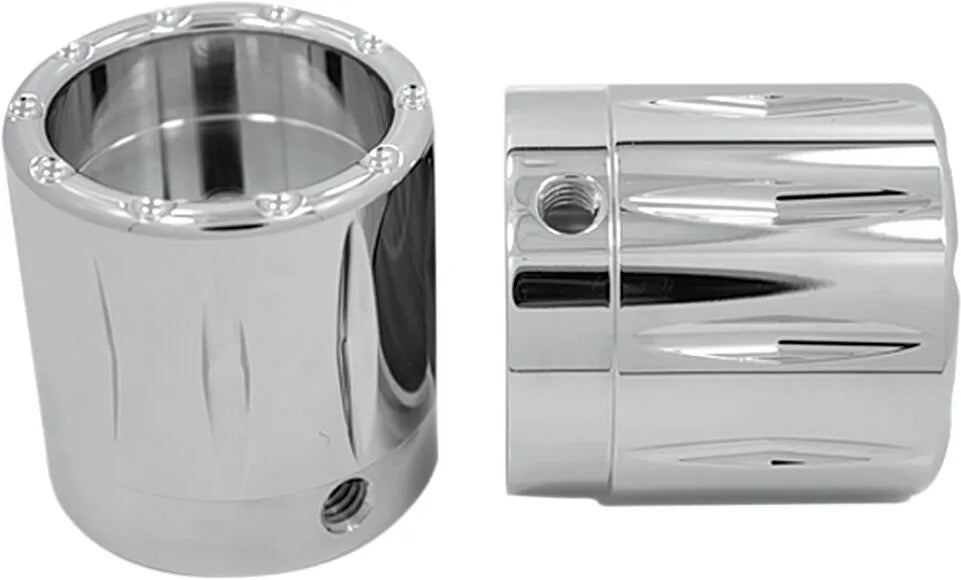 Avon Grips Front Axle Nut Cover - Chrome