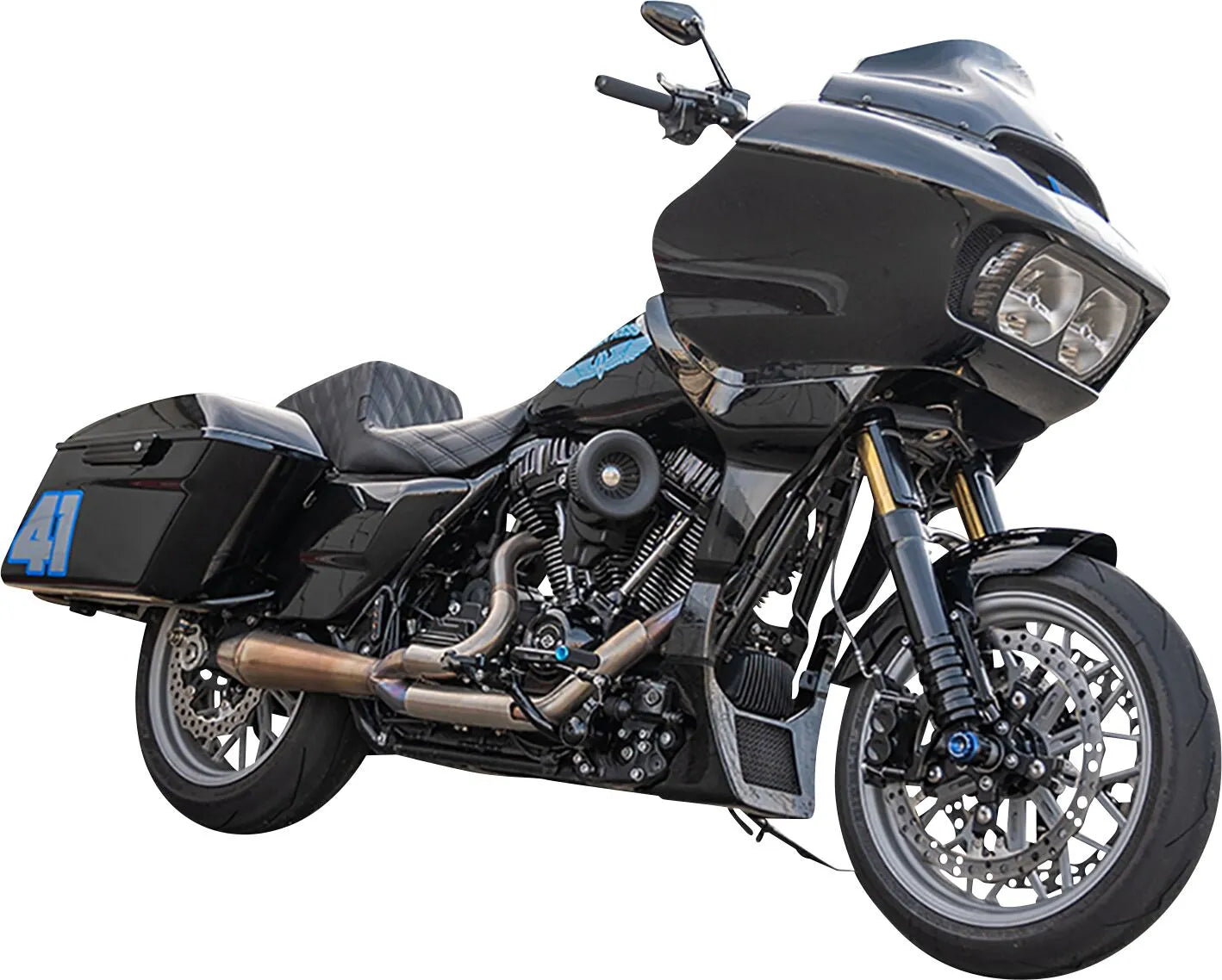 Arlen Ness Gold Fork Tubes For Baggers - 49 Mm