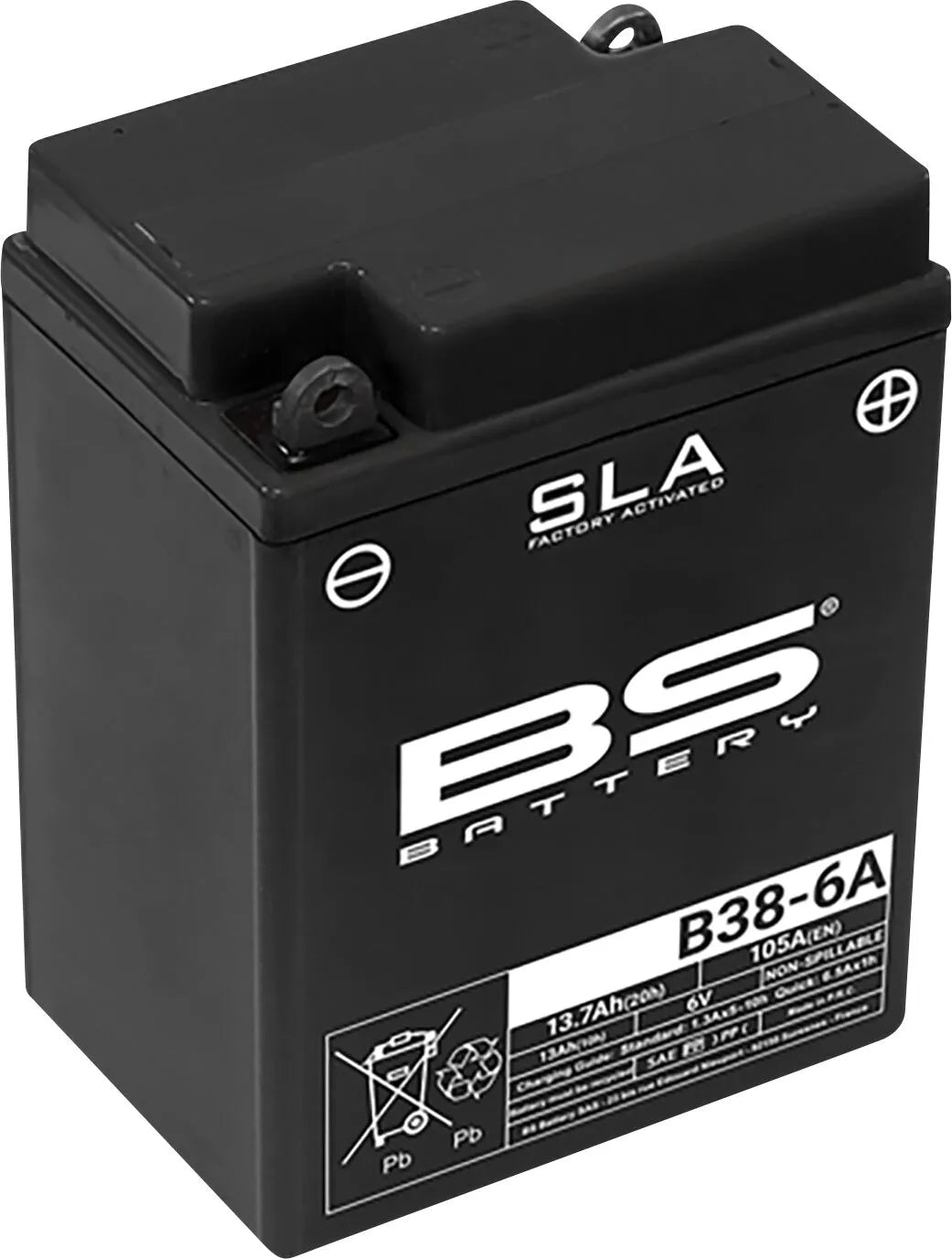 Bs Battery Agm 6v 13ah - Maintenance-free Battery