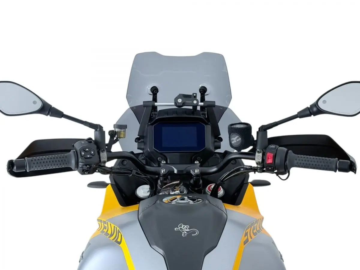 Wrs Side Deflectors Moto Guzzi Stelvio - Dark Smoke