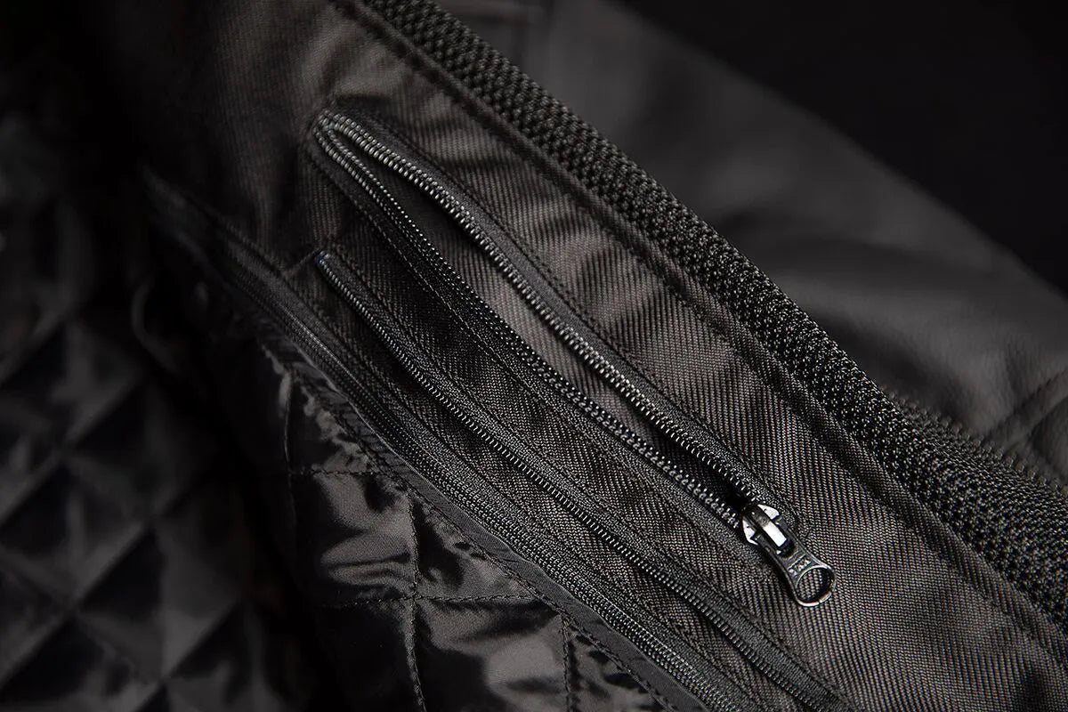 Icon Motorhead3™ Leather Motorcycle Jacket - Black