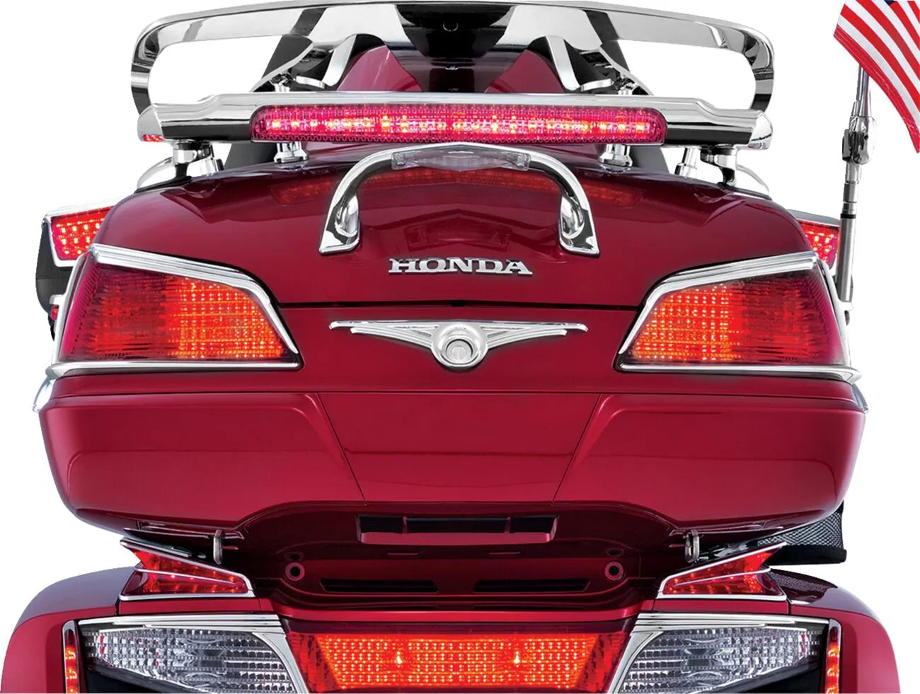 Kuryakyn Trunk Keyhole Cover - Chrome Trim