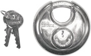 Trimax Stainless Steel Round Padlock For Trailers & Cargo