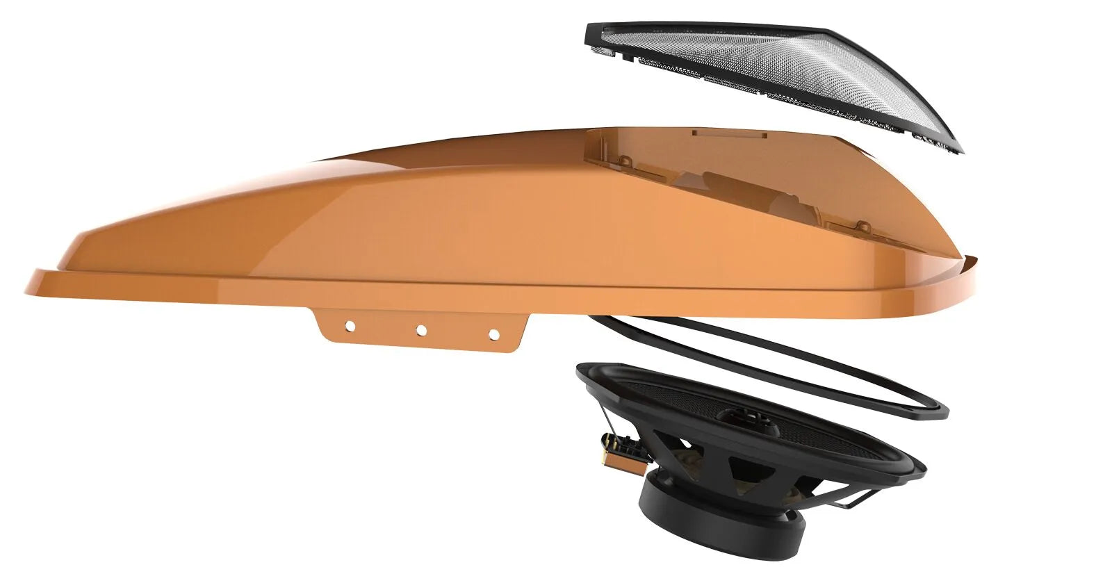 Hogtunes Saddlebag Lid 6x9 Speaker Kit