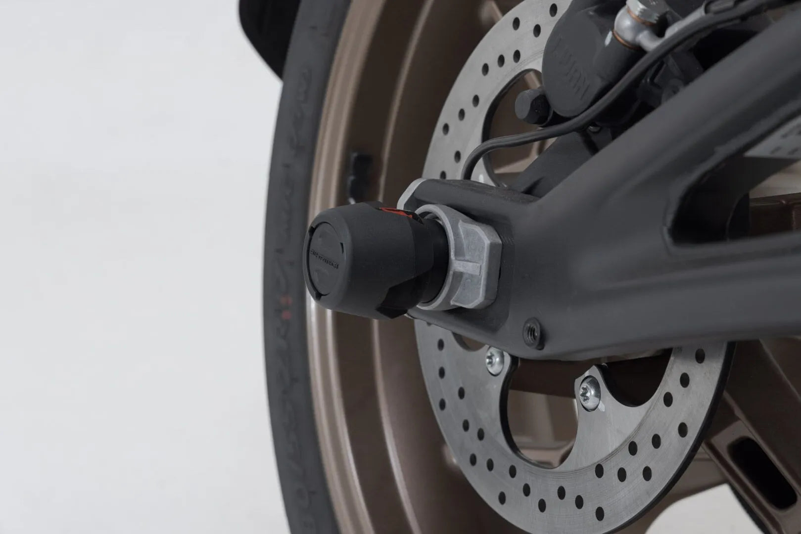 Sw-motech Rear Axle Slider Set For Motorcycle Swing Arms