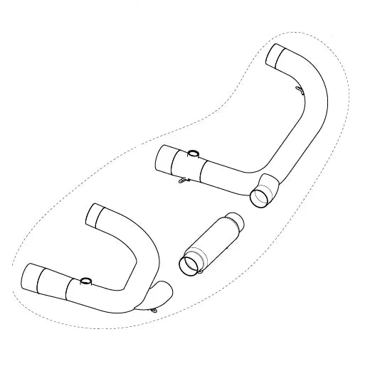 Akrapovic H-b12r4 Header For Bmw R Ninet 14-16