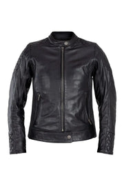 John Doe Women's Adina Leather Motorcycle Jacket - Black