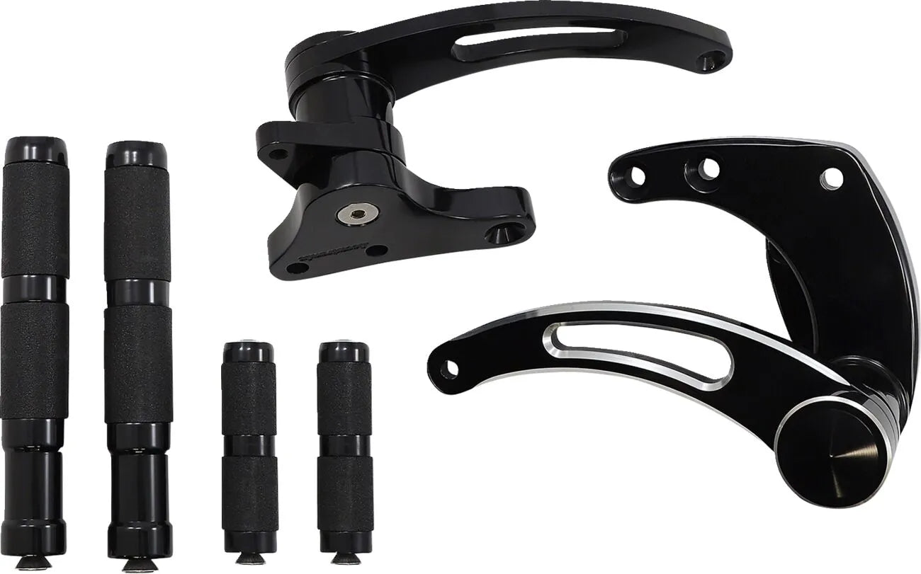 Accutronix Forward Controls - Black Anodized