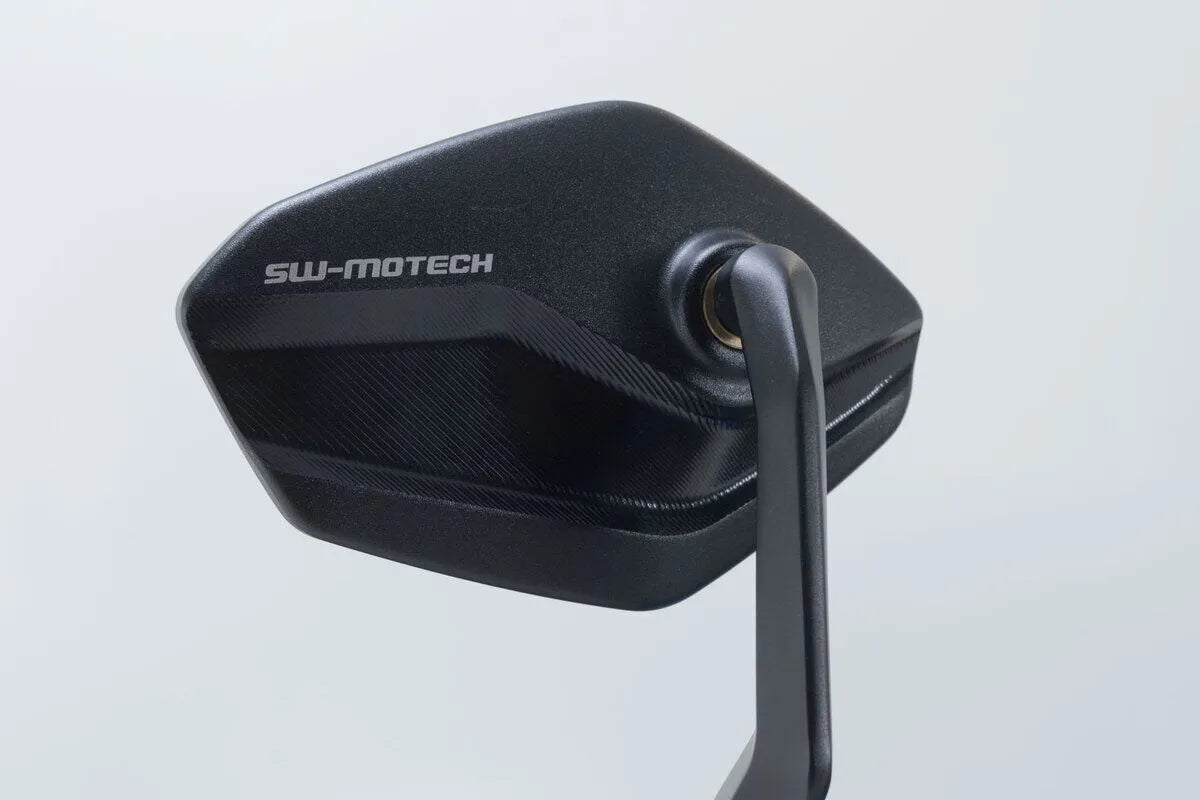 Sw-motech Bar End Mirrors - Black Aluminum