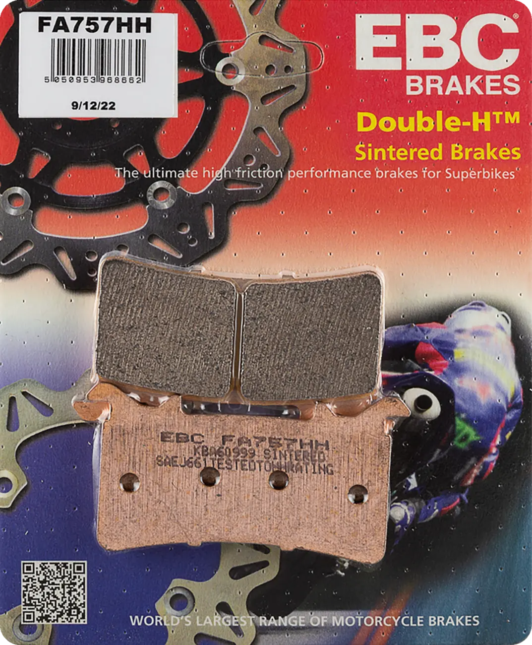 Ebc Sintered Hh Brake Pads For Enhanced Braking