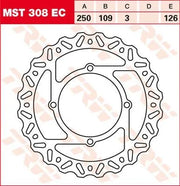 Trw Ec Cross Design Brake Rotor