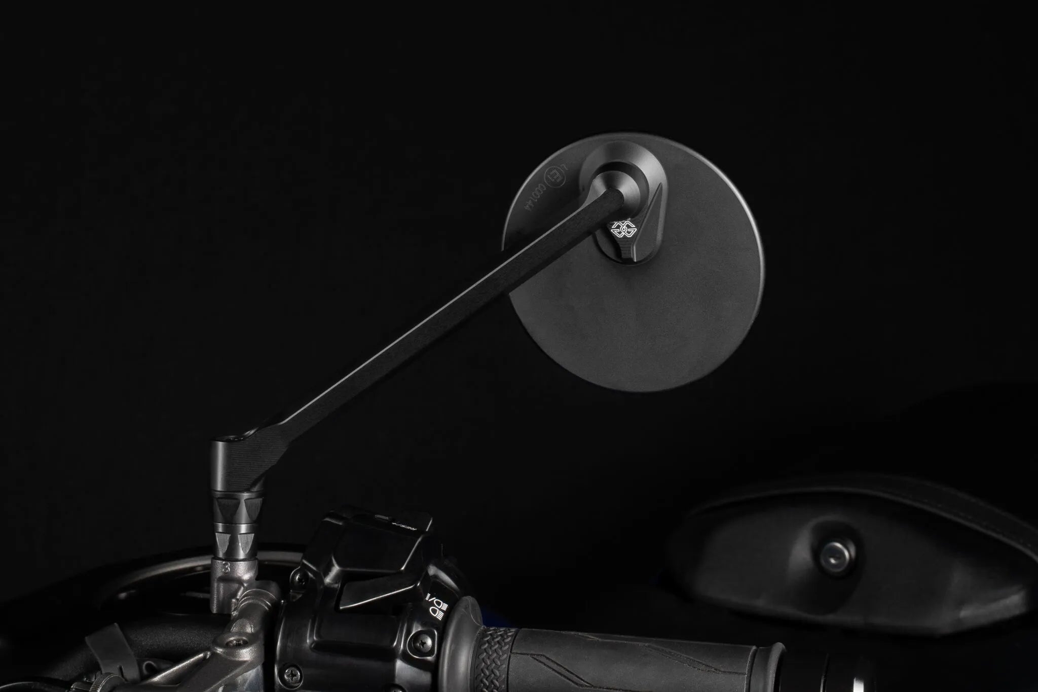 Gilles Tooling Moon Mirror M10 Black Aluminum