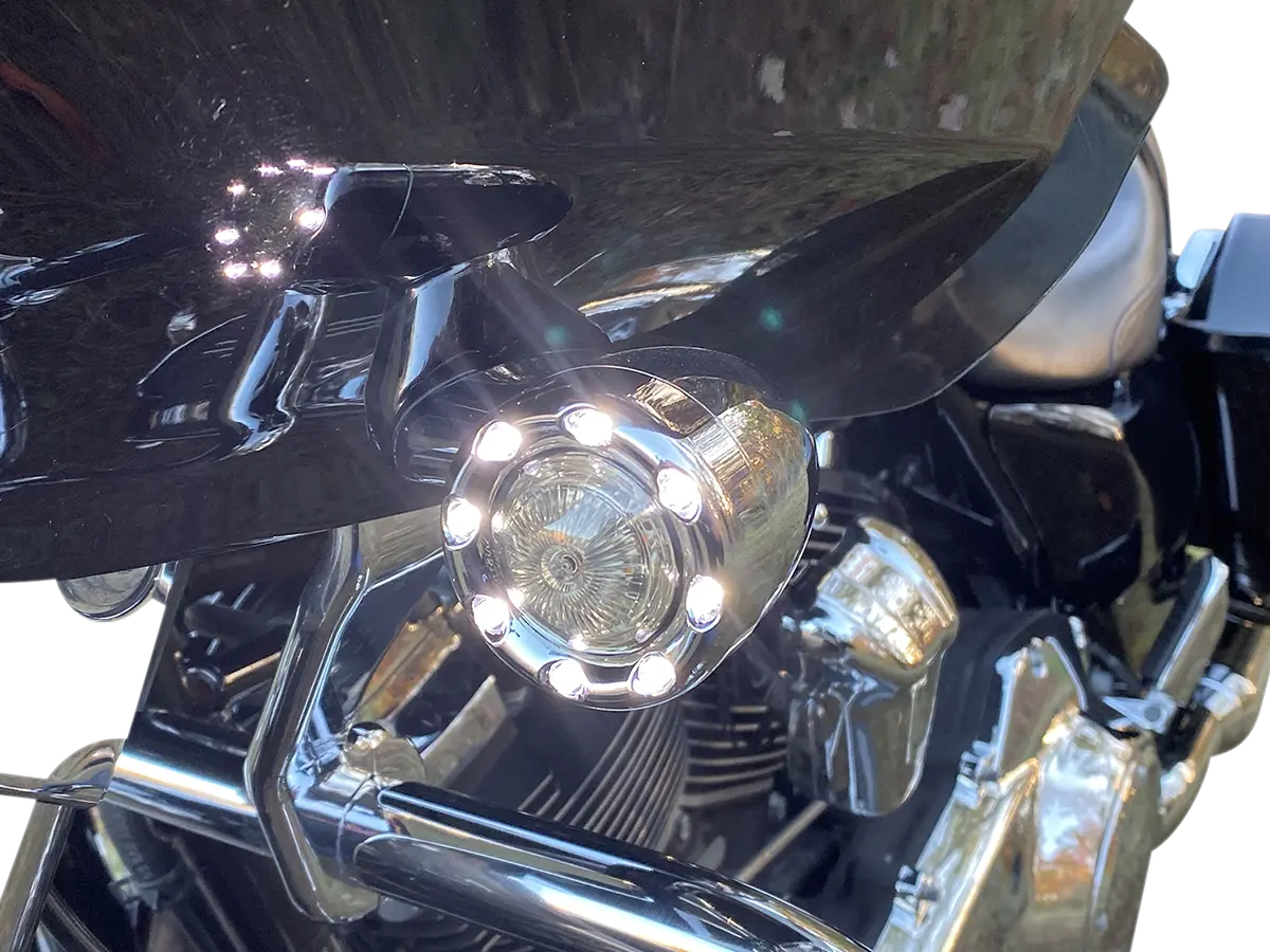 Custom Dynamics Probeam Front Bullet Ringz - White/amber