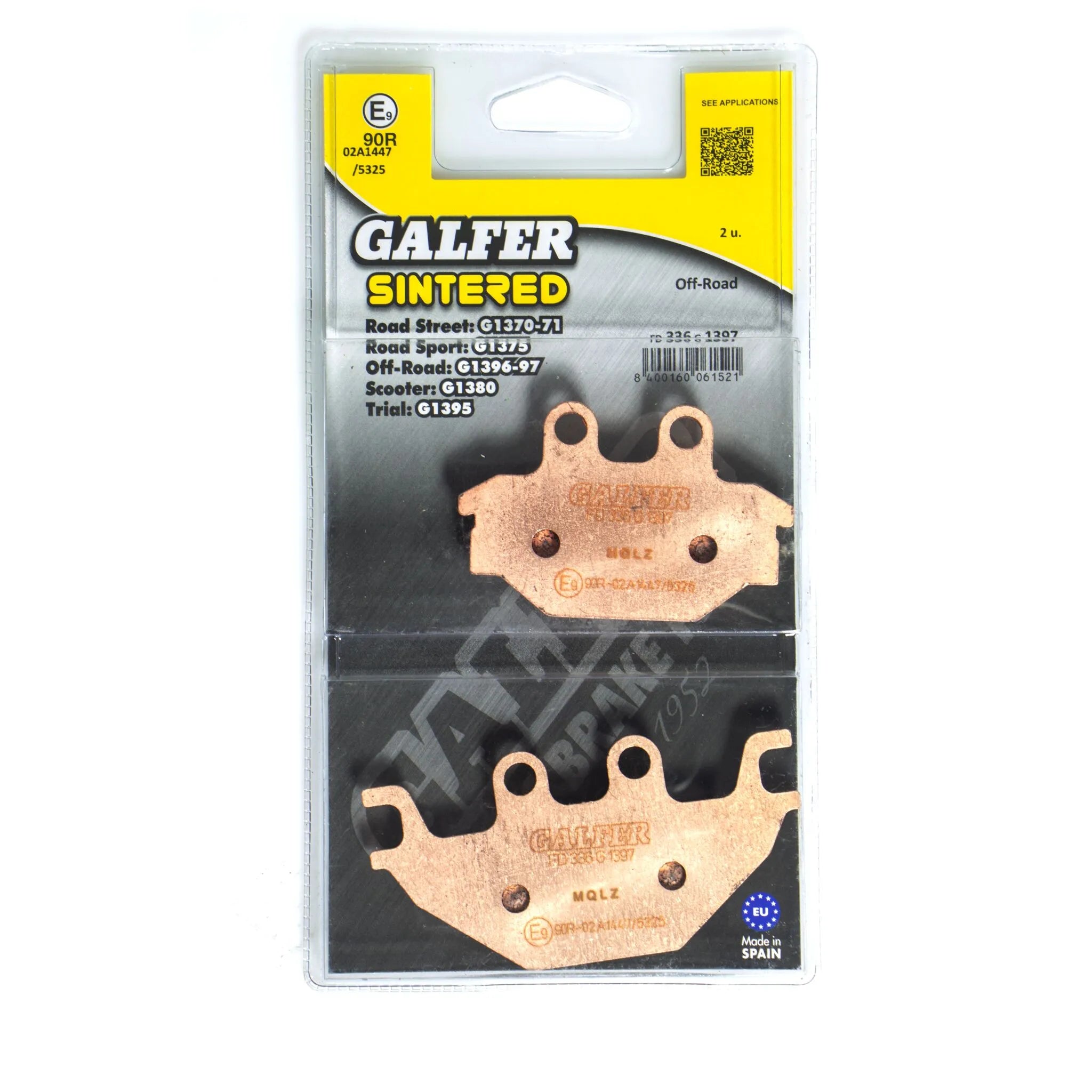 Galfer Hh Sintered Brake Pads For Motorcycles