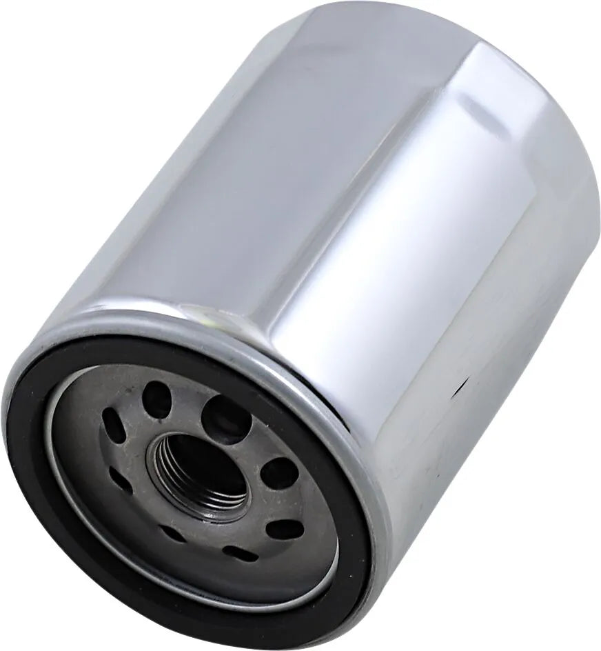 Drag Specialties Spin-on Oil Filter Chrome