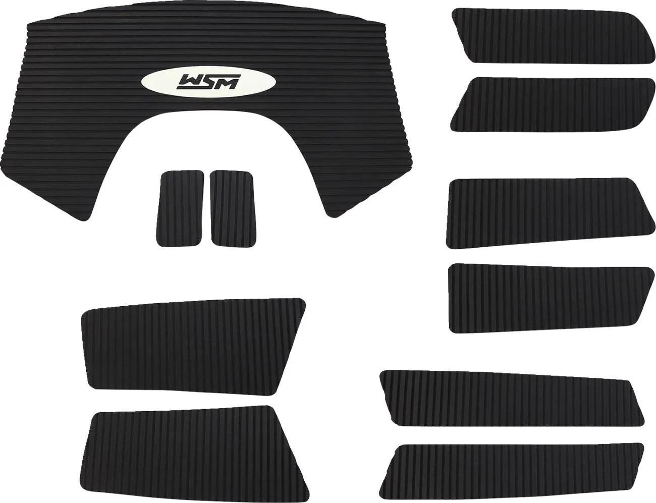 Wsm Traction Mat - Black Floorboard Set
