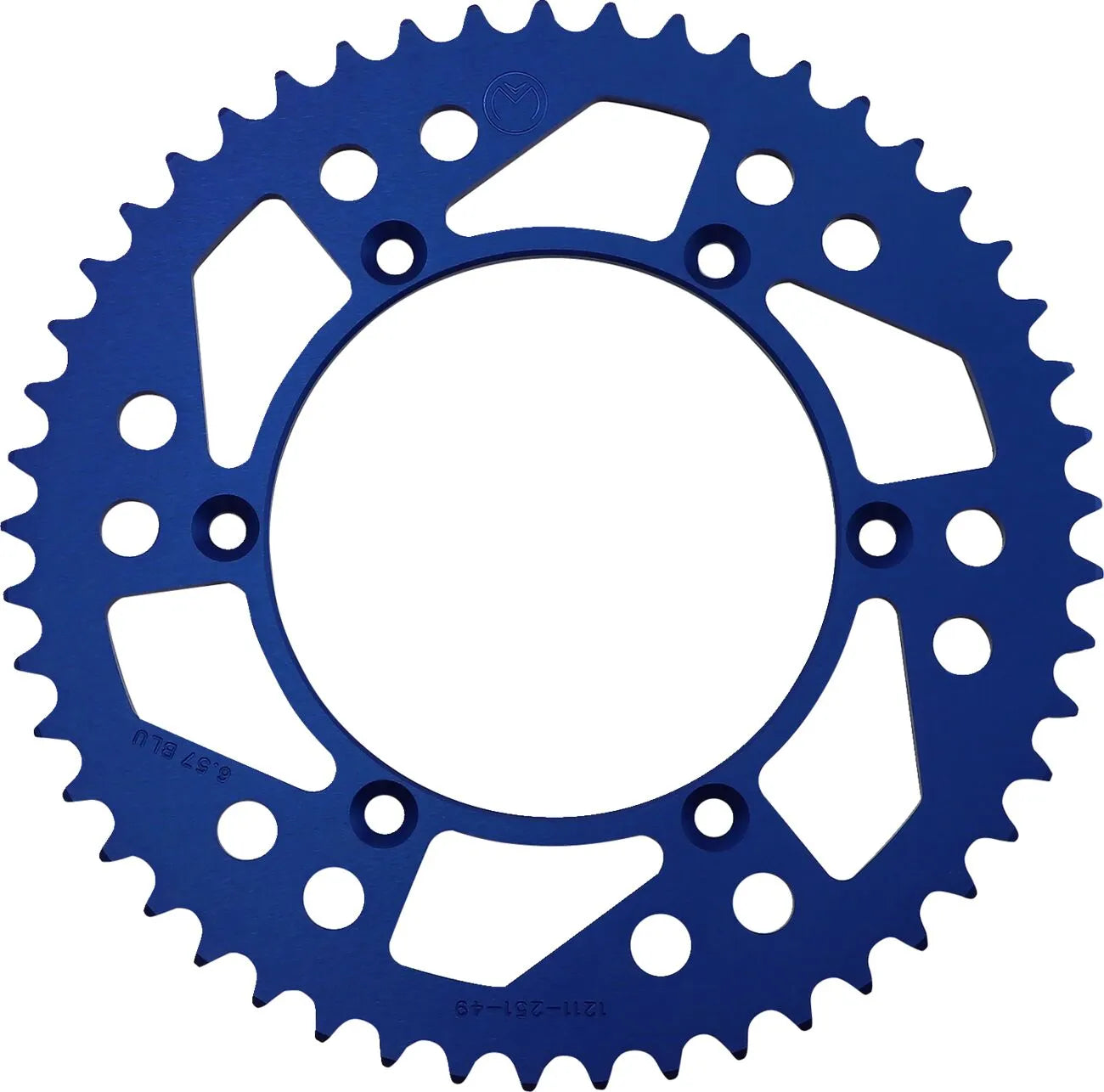 Moose Offroad Aluminum Rear Sprocket 520 49t Blue