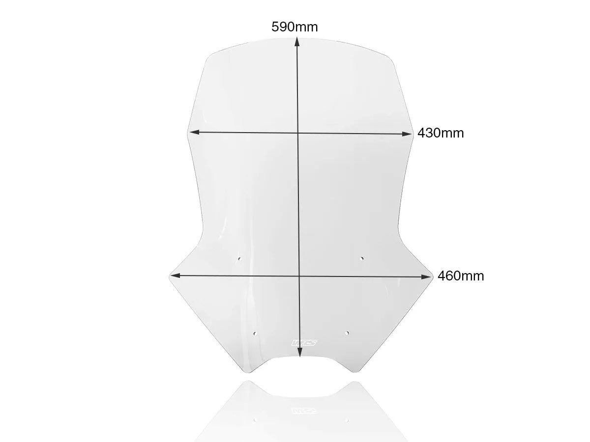 Wrs Scooter Windscreen - Enhanced Clarity & Style